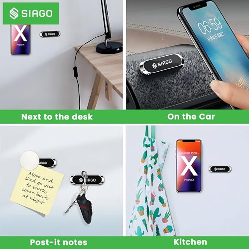 SIAGO SIA119 Magnetic Mobile Holder for Car Dashboard, Universal Phone Holder for Car, Dashboard 360, Strongest 6 Magnets - Image 4