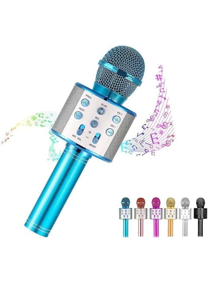 Bluetooth Microphone for kids Birthday Gift Toys for Age 3 4 5 6 7 8 9 10 Girls Boys Wireless Karaoke Mircrophone Little Kid Gifts Toy for Toddler Children mULTICOLOR - Image 1