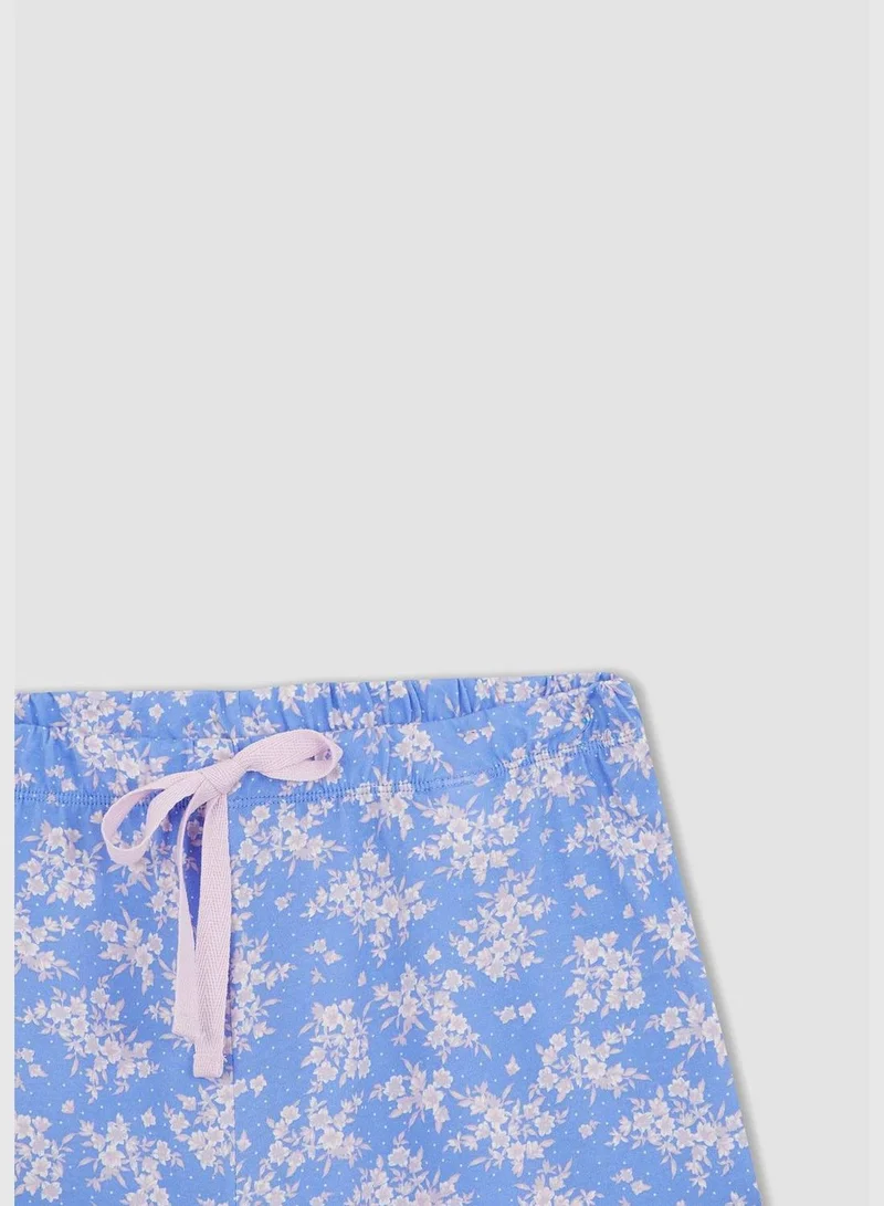 ديفاكتو Regular Fit Short Sleeve Printed Pyjama Set