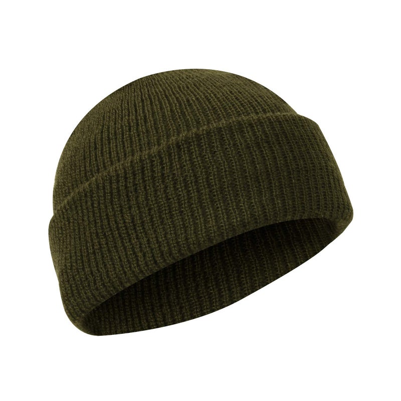 Rothco US Made Wool Watch Cap - Warm All-Weather Protection Knit Winter Hat - Olive Drab - Image 1