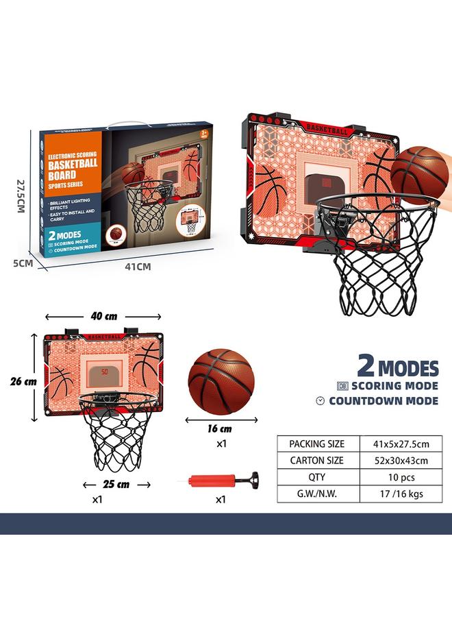 Bluejw Children's Acrylic Basketball Basket Toy Youth Home Luminous Basketball Board Sports Toys - Image 4