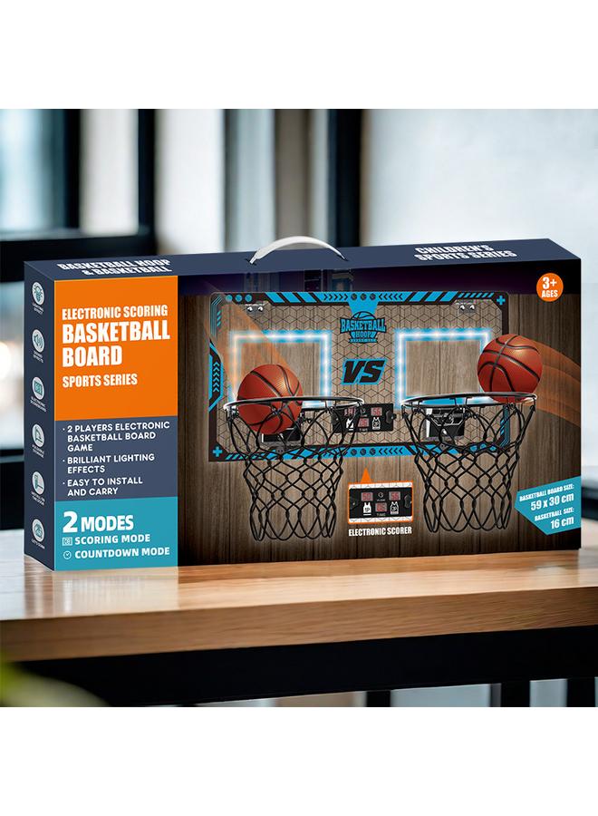 Bluejw Children's Acrylic Basketball Basket Toy Youth Home Luminous Basketball Board Sports Toys - Image 2