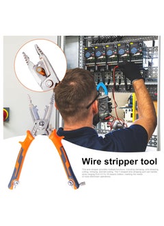 SYOSI Wire Stripper Cutter Wire Crimping Tool Automatic Wire Stripper Wire Cutter Wire Crimper Cable Stripper Wiring Tools and Multi-Function Hand Tool  - Image 3