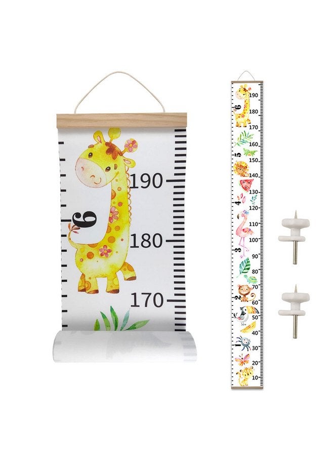 فلاين مخطط نمو للأطفال، ملصق حائط قابل للإزالة، مخطط قياس الارتفاع، مخطط نمو محمول، مسطرة حائط لطيفة للأطفال البنات والأولاد، غرفة نوم الأطفال الصغار (3) - Image 1