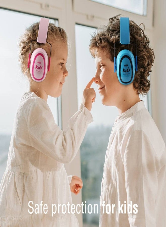 GREEN DEVIL Toddler Ear Protection Safety Ear Muffs Design For Age 3-16 Noise Cancelling SNR 27.4dB Kids Hearing Protection Earmuffs Sensory Headphones for Autism Kids (Blue) - Image 2