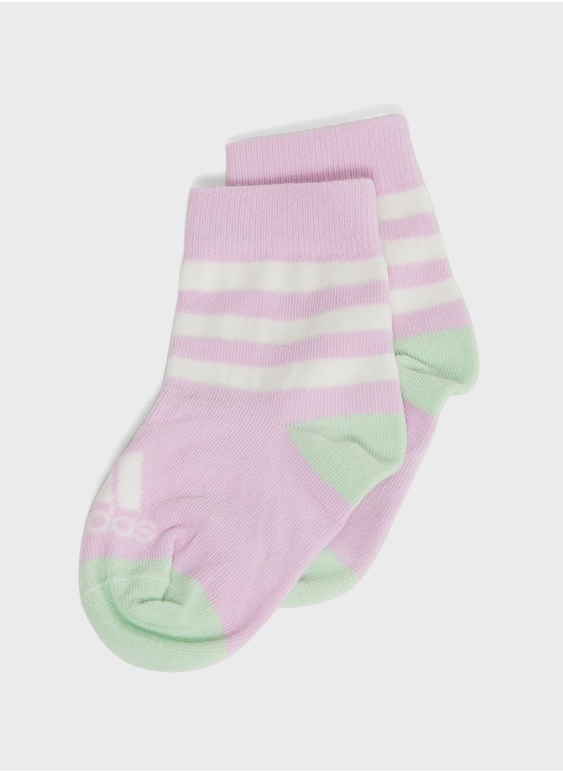 Adidas - 3 Pack Little Kids Socks - Image 1