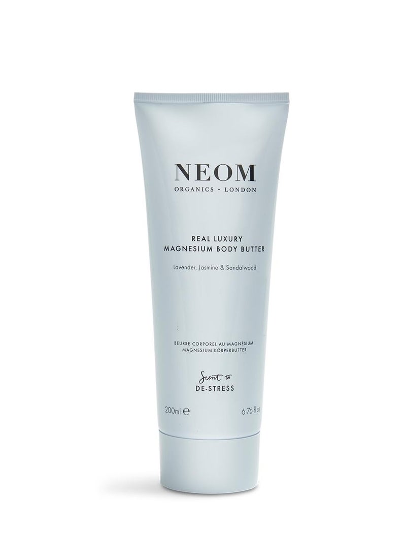 NEOM - Magnesium Body Butter | 6.76 Fl Oz (200ml) | Lavender, Sandalwood & Jasmine | Calming Lotion with Essential Oils | 100% Natural Fragrances | Nourish & Soften | Signature De-Stress Scent - pzsku/Z7829025E0C3693CDE538Z/45/1741229520/02af8c61-9a2e-4595-b105-e0415b0a0bb8