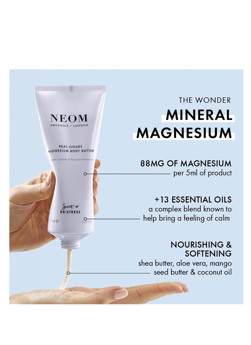 NEOM - Magnesium Body Butter | 6.76 Fl Oz (200ml) | Lavender, Sandalwood & Jasmine | Calming Lotion with Essential Oils | 100% Natural Fragrances | Nourish & Soften | Signature De-Stress Scent - pzsku/Z7829025E0C3693CDE538Z/45/1741229525/48c6be92-dd95-4c53-b6e4-c102622b5f06