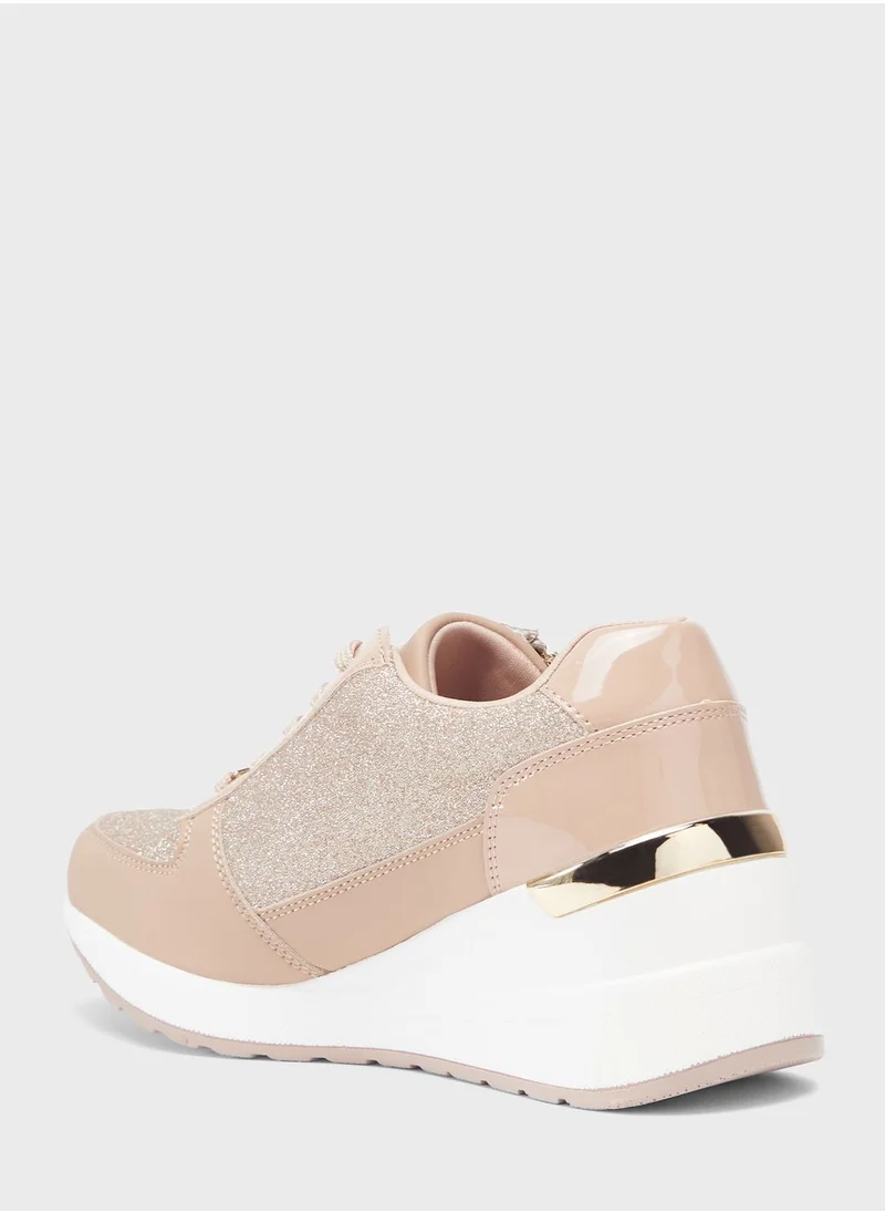 shoexpress Lace Up Low Top Sneakers