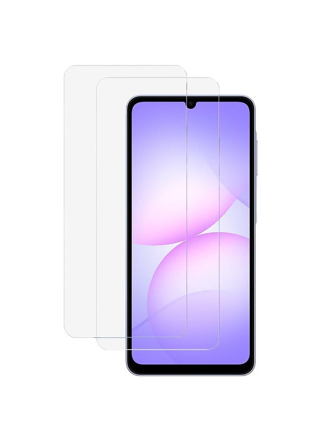 SanHu 2 Piece Pack for Samsung Galaxy A07 Screen Protector - Full Coverage Delicate Touch Tempered Glass Screen Protector for Samsung Galaxy A07，Clear - Image 1