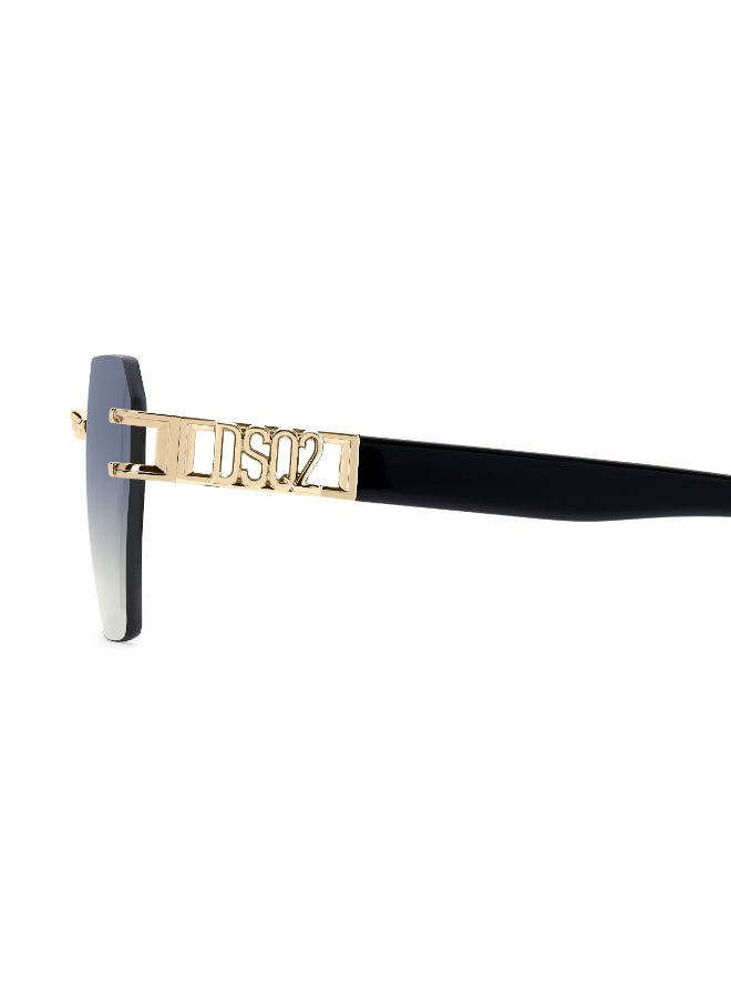 DSQUARED2 D2 0173/S Sunglasses Gold Rectangular - Image 4