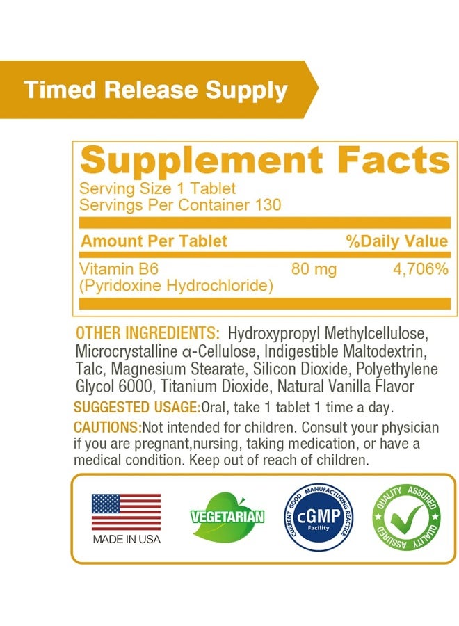 Lovita Vitamin B6 Timed Release Tablets for Adults - Image 5