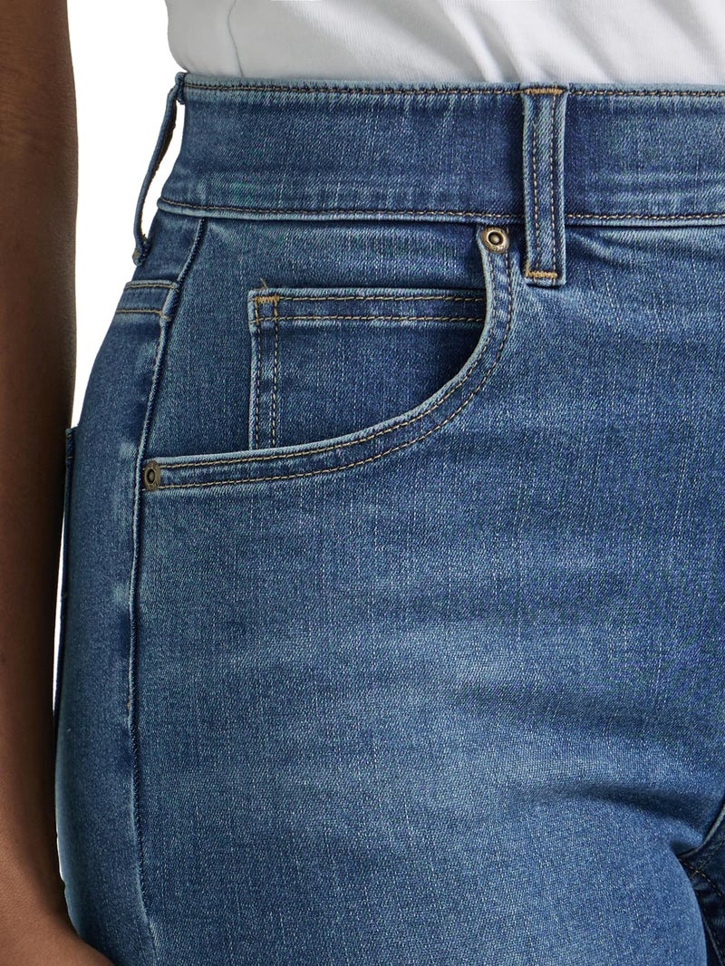 Lee Womens Ultra Lux Comfort with Flex Motion High Rise Skinny Jeans, Blue Format, 14 US - Image 3