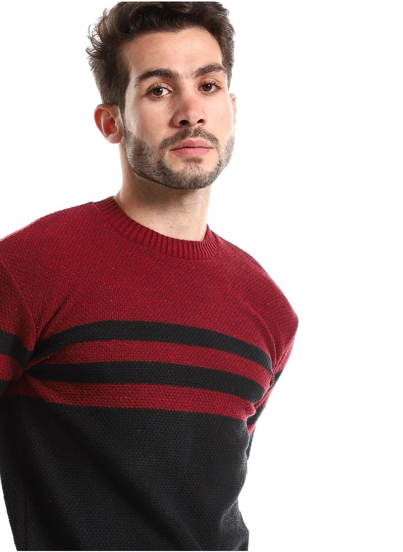 Caesar Wool Mens Pullover With Multi Design  - Image 4
