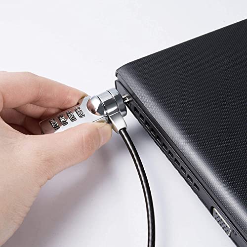 Storin Long Multi Purpose Security Cable Lock with Number for Notebook/Laptop Bicycle Bike Hand Bag Trolley Bag etc. - Image 5