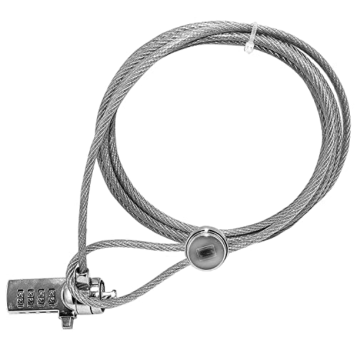 Storin Long Multi Purpose Security Cable Lock with Number for Notebook/Laptop Bicycle Bike Hand Bag Trolley Bag etc. - Image 2