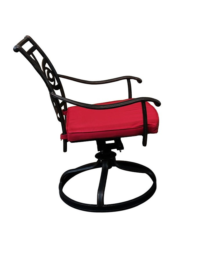 Schondor Furniture San Diego | Swivel Chair | Outdoor Furniture | Made in Aluminum Cast | Patio | Garden | Backyard | Restaurants  - Image 3