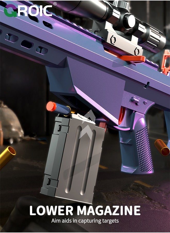 GROIC Toy Gun Light and Soft Bullets Education Toy,Blaster Gun M416,Double Mirror Effect Toy Guns,DIY Toy with Rich Accessories ,Shooting Games Toys for Kids, Kids Holiday Birthday Gifts  - Image 5
