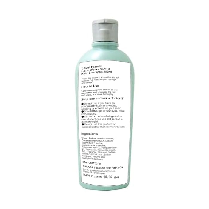 Lebel Proedit Care Works Shampoo Soft Fit - 300ml - Image 3