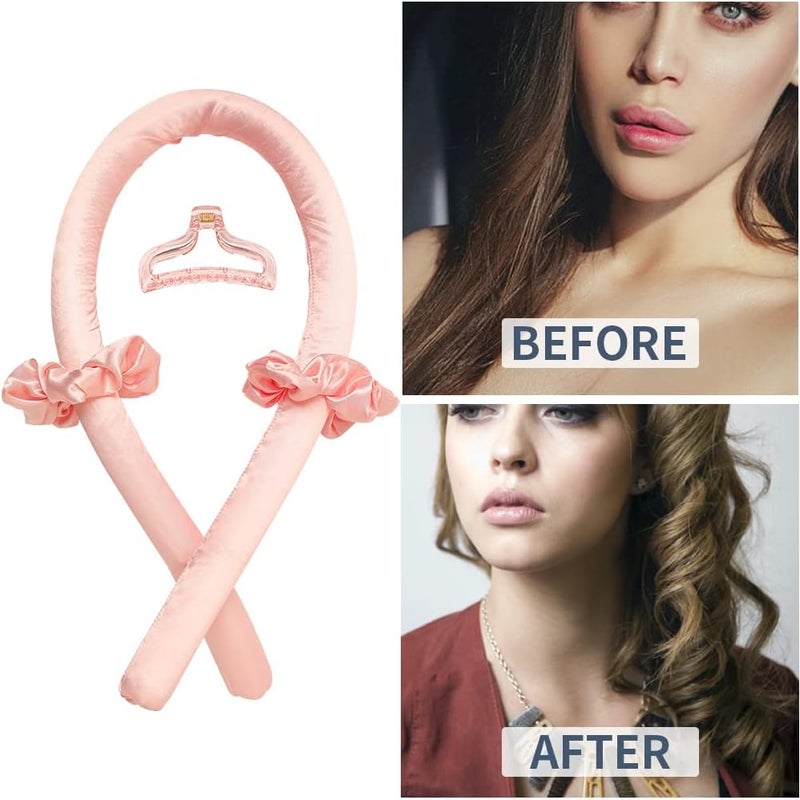 ALKAYAN Heatless Curling Rod Headband No Heat Silk Ribbon Curling Rod Hair Roller Cur... - Image 1