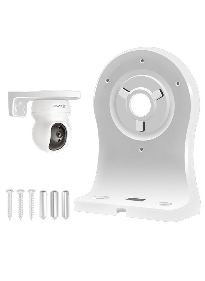 Realfrog - 1 Pack WiFi Wall Mount Bracket for EZVIZ C6 C4 Series IP Camera Easy Installing,Plastic PT Cameras Holder Indoor Security Systems,Support CCTV IP Cameras Cable Management - Image 1