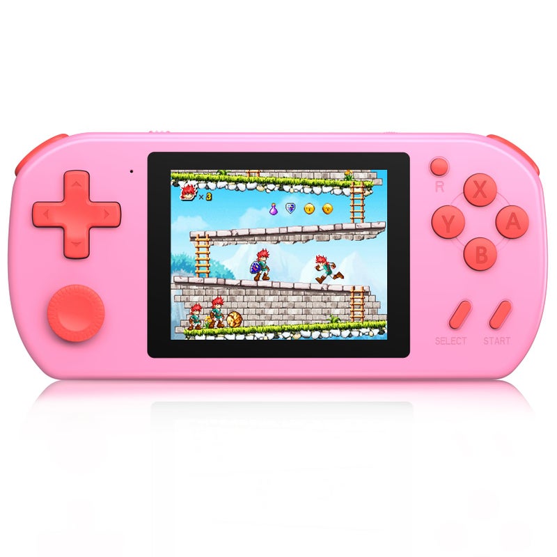 BEICO Handheld Games for Kids Adults with Built in 268 Classic Retro Video Games30 Color Screen Rechargeable Portable Arcade Gaming PlayerBoys Girls Travel Electronics Toys Birthday Gift BPink - Image 2