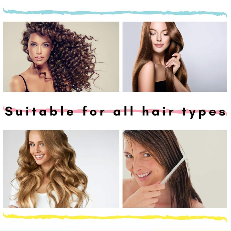 Scarlet Line Professional Styler Detangling Hair Brush Tangle Tamer Detangler for Wet n Dry Hair Tangle Teaser Comb Brush Paddle Detangler Brush - Image 5