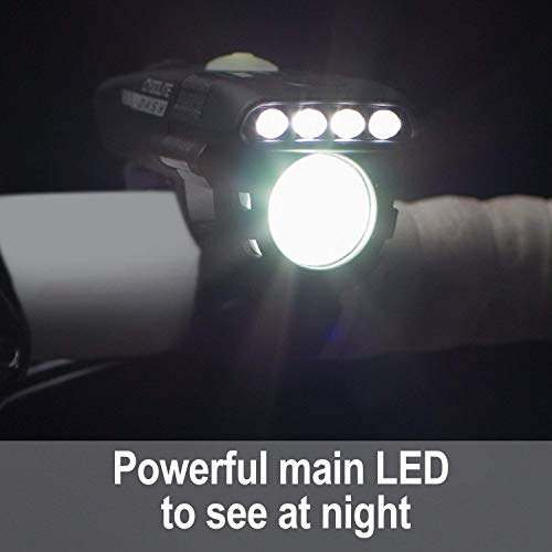 CYGOLITE Dash Pro 600 Lumen Headlight & Hotrod 50 Lumen Tail Light USB Rechargeable Bicycle Light Combo Set - Image 3