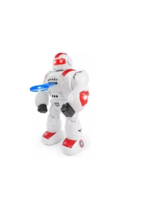 Iron Soldier Robot for Kids with Remote Control. Smart Interactive Walking, Music, Dancing Shoot Disc with Robotic Skills for Kids Above 4 Years (Multi-Color)