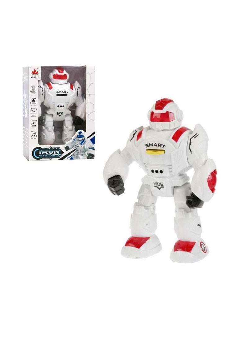 Iron Soldier Robot for Kids with Remote Control. Smart Interactive Walking, Music, Dancing Shoot Disc with Robotic Skills for Kids Above 4 Years (Multi-Color)