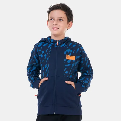 EA7 Emporio Armani Kids' Graphic Series Full-Zip Hoodie (Older Kids)