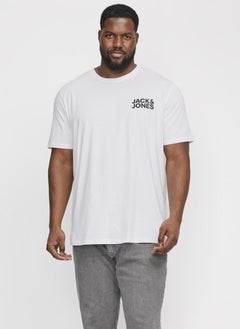 JACK & JONES Plus Size Logo Crew Neck T-Shirt  - Image 1