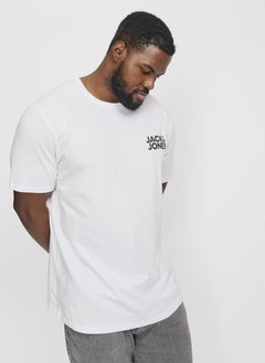 JACK & JONES Plus Size Logo Crew Neck T-Shirt  - Image 3