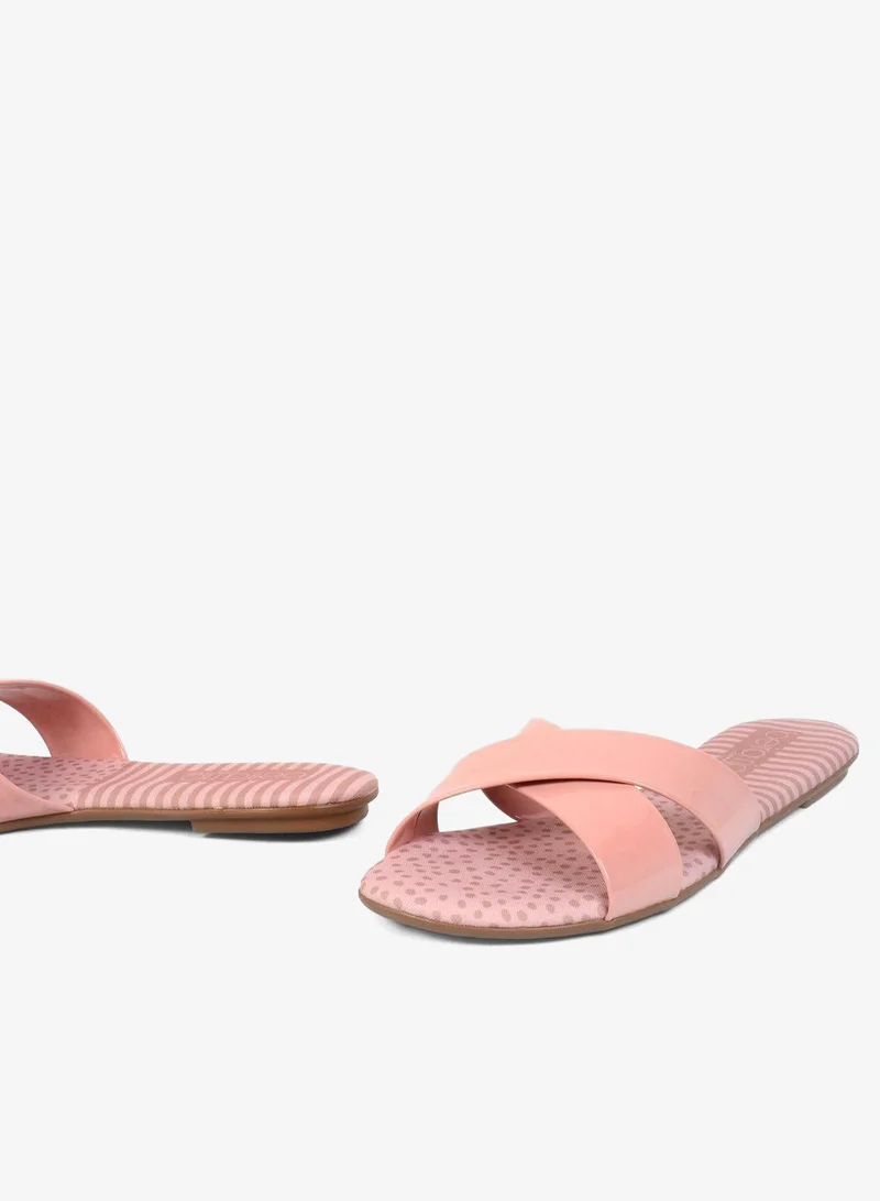 Beira Rio  Cross Strap Flat Sandals for Women | Best Price UAE