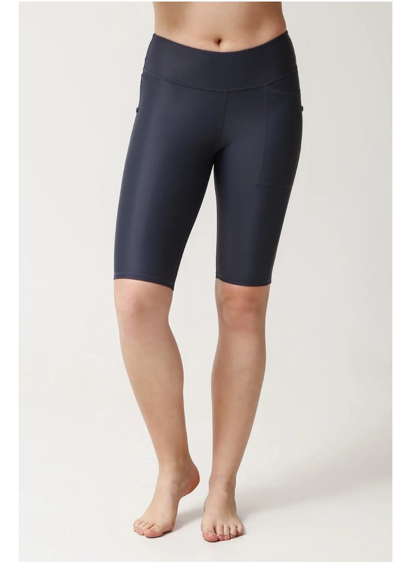 Vicino Vicino Women's Above-the-Knee Swim Shorts – High Waist – Made from Lycra – Multiple Sizes  - Image 1