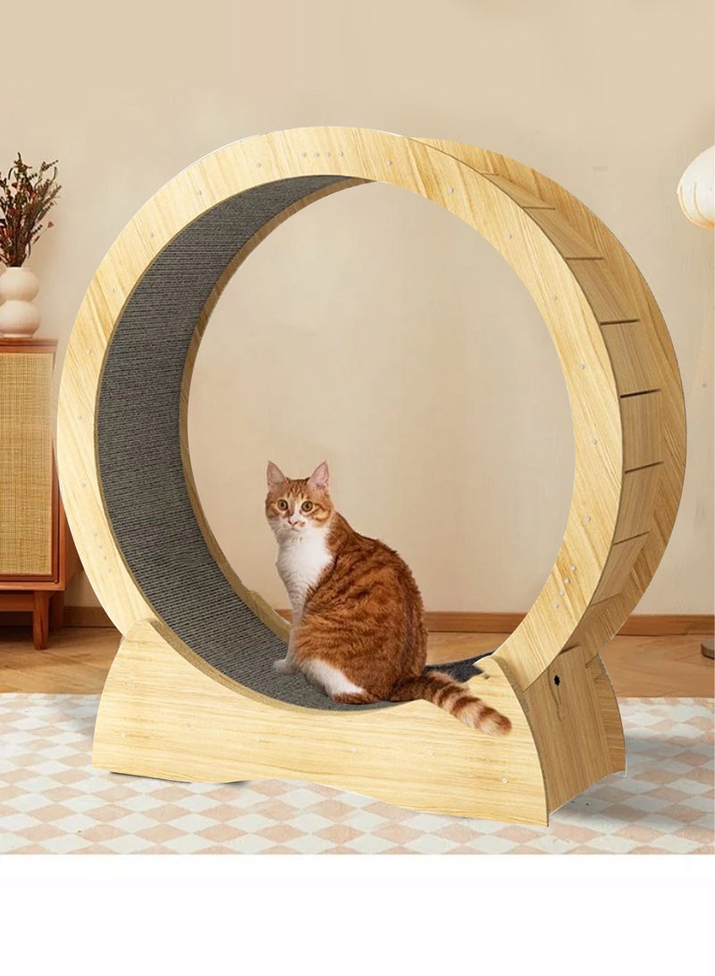 Kidle Pet Cat Treadmill Large Pet Silent Treadmill With Carpeted Runway Cat Exercise Wheel Cat Running Roller Silent Sports Fitness Large Cat Climbing Frame Cat Wheel Kitten Toy For Indoor Cats 70x30x97 Cm - Image 5