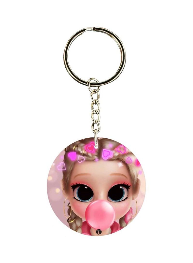 RKN Cartoon Printed Keychain