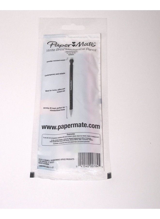 Paper Mate Write Bros. Mechanical Pencils 0.7 Mm 4 Count  - Image 5