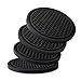 KULOLO Car Cup Holder Coaster 4 Pack Non Slip ShockproofFlexible PVC Rubber Insert for CarTruckSUVVan 275x02 Universal Fit Auto Cup Holders Accessories for Women and Man Pink - Image 2