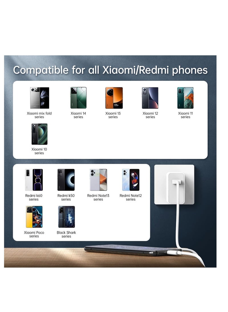 Generic كابل شحن 6A/1M 120W، شاحن حائط بريطاني، كابل USB C، شحن توربو لـ Xiaomi 14 Ultra 13T Pro 13 12T 12 Pro 11T Redmi Note 12 Pro 11 Mi 11 POCO  - Image 5