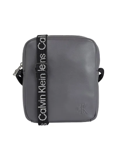 Calvin Klein Jeans Men's Ultralight Crossover Reporter Bag - faux leather, Gray