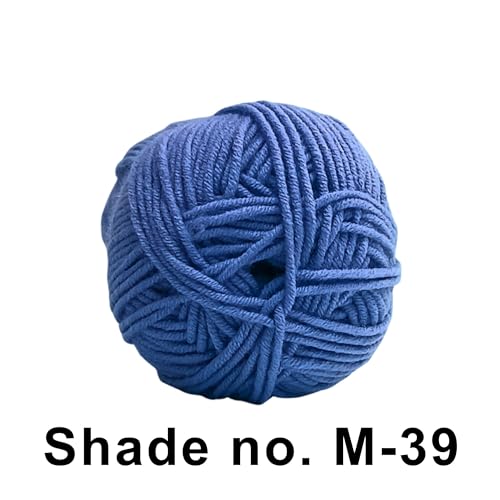 VCR 4ply Bright Peacock Yarn, 100 Grams Hank, 190 Meters Length, Acrylic Ball for Crochet and Knitting, Soft Crosia Threads, Pack of 1 Yarn, Suitable for DIY Crafts - Image 2