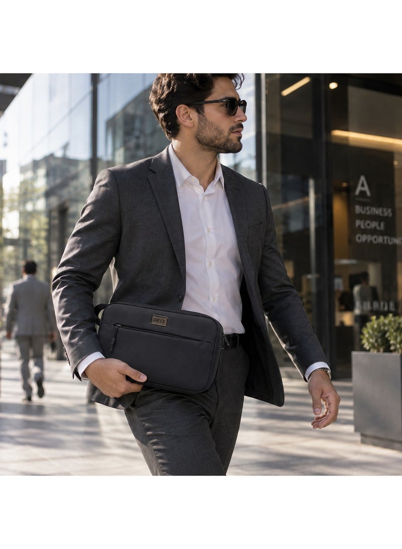 ORYX JETSLIM Black | Expandable Slim Handbag - Image 2