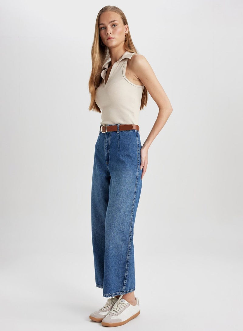 DeFacto Culotte Fit Jean Trousers  - Image 2