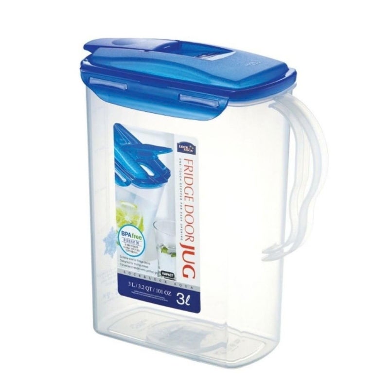 LocknLock Water Jug Clear/Blue 3L, HAP607 - Image 1