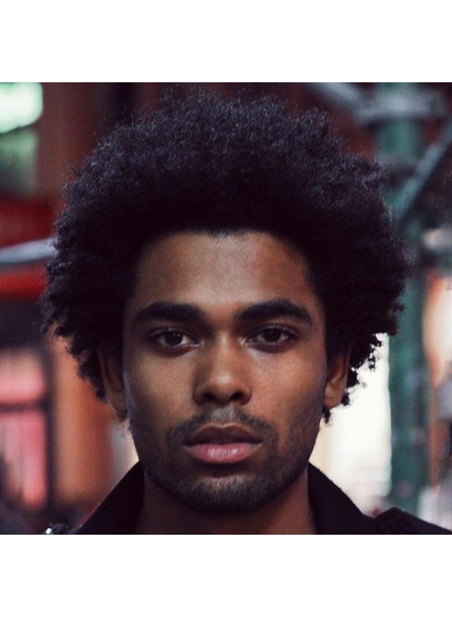 BECUS Afro Wigs For Black Men Short Afro Wigs Men 70'S 80'S Disco Funny Cosplay Afro Wig African American Full Synthetic Wig (Natural Black 1B) - Image 1