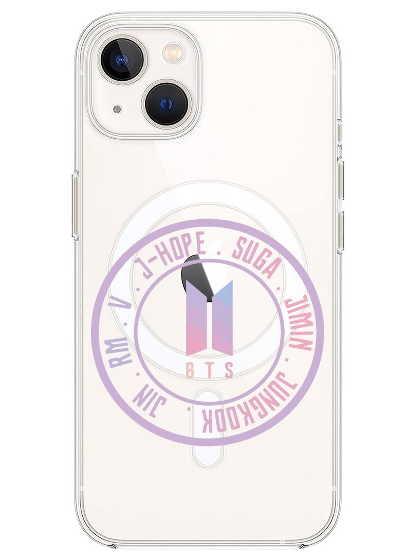 Theodor - Magnetic Case for iPhone 14 Plus 6.7-inch Compatible with MagSafe Wireless Charging, Shockproof Phone Bumper Cover BTS sticker - Image 1
