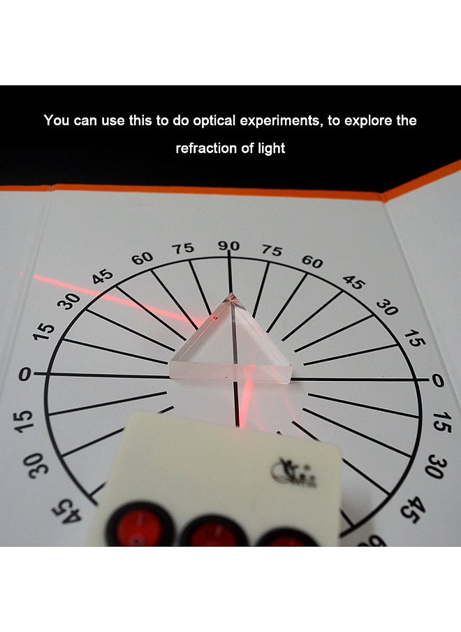 Physical Optical Kit Laboratory Equipment Optical Concave Convex Lens Prism Set Optical Test Box