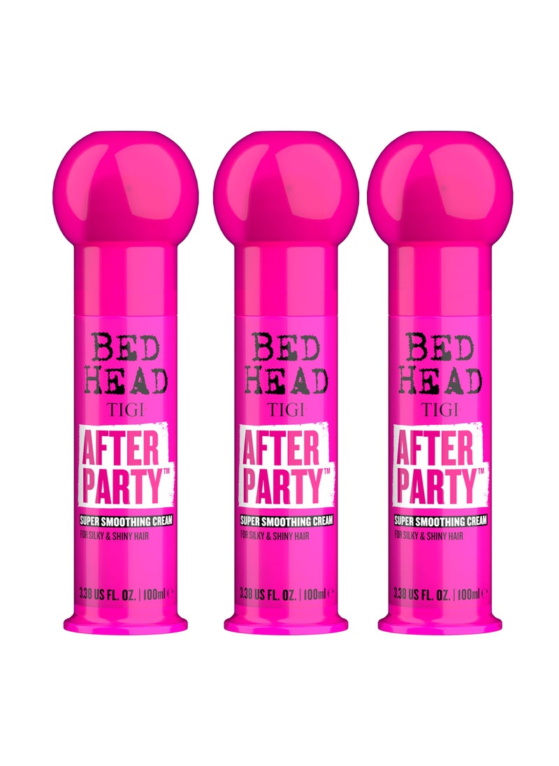 Bed Head Tigi - After Party Smoothing Cream for Silky and Shiny Hair - 3 Pack - Image 1