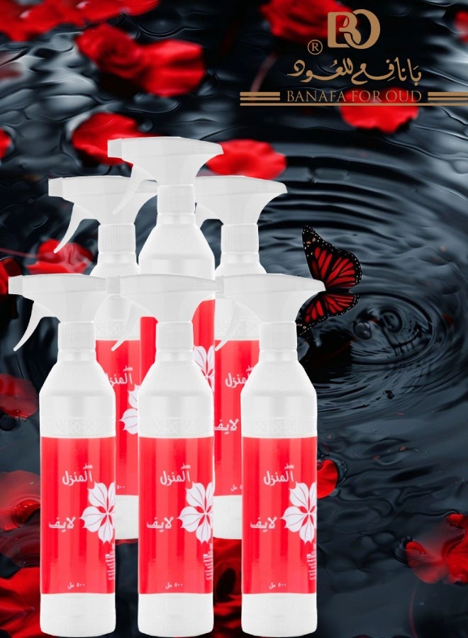 بانافع 6 قطع معطر منزل لايف 500مل - Image 1